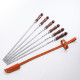 A set of skewers 670*12*3 mm in a leather quiver в Тамбове