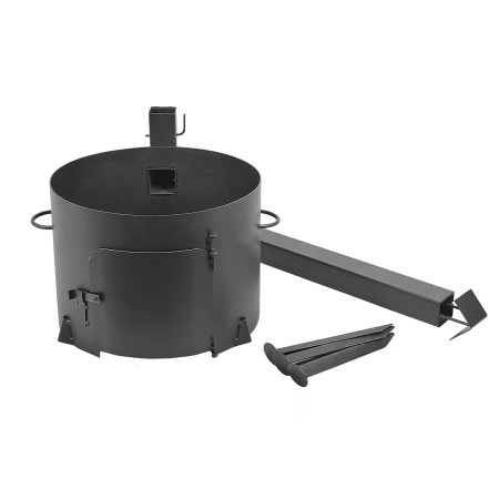 Stove with a diameter of 360 mm with a pipe for a cauldron of 12 liters в Тамбове