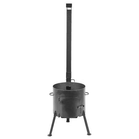 Печь диаметром 440 мм с трубой под казан 18-22 литра в Тамбове