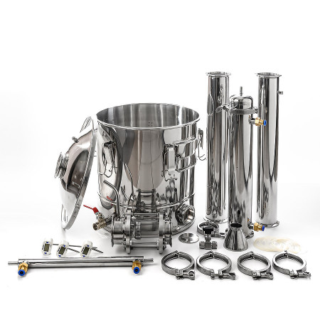 Packed distillation column 30/350/t with CLAMP 3 inches в Тамбове