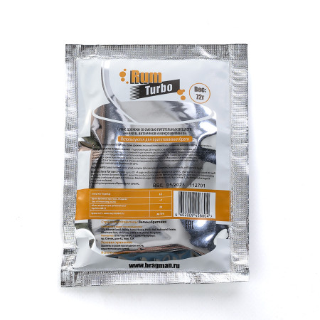 Turbo yeast alcohol BragMan "RUM TURBO" (72 gr) в Тамбове